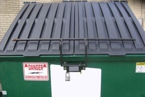 Locked Dumpster to Mitigate Dumpster Diving